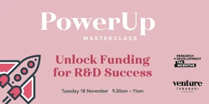 PowerUp Masterclass Unlock Funding for R&D Success