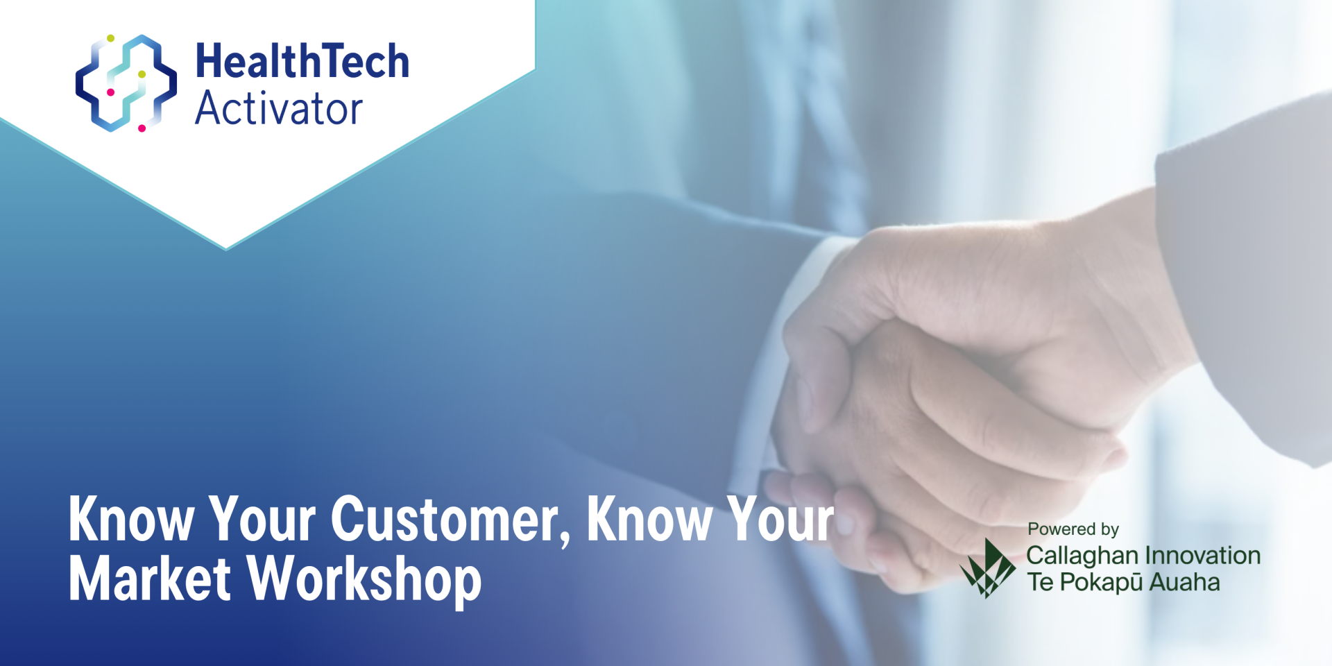 know your customer know your market workshop healthtech activator or 19 february